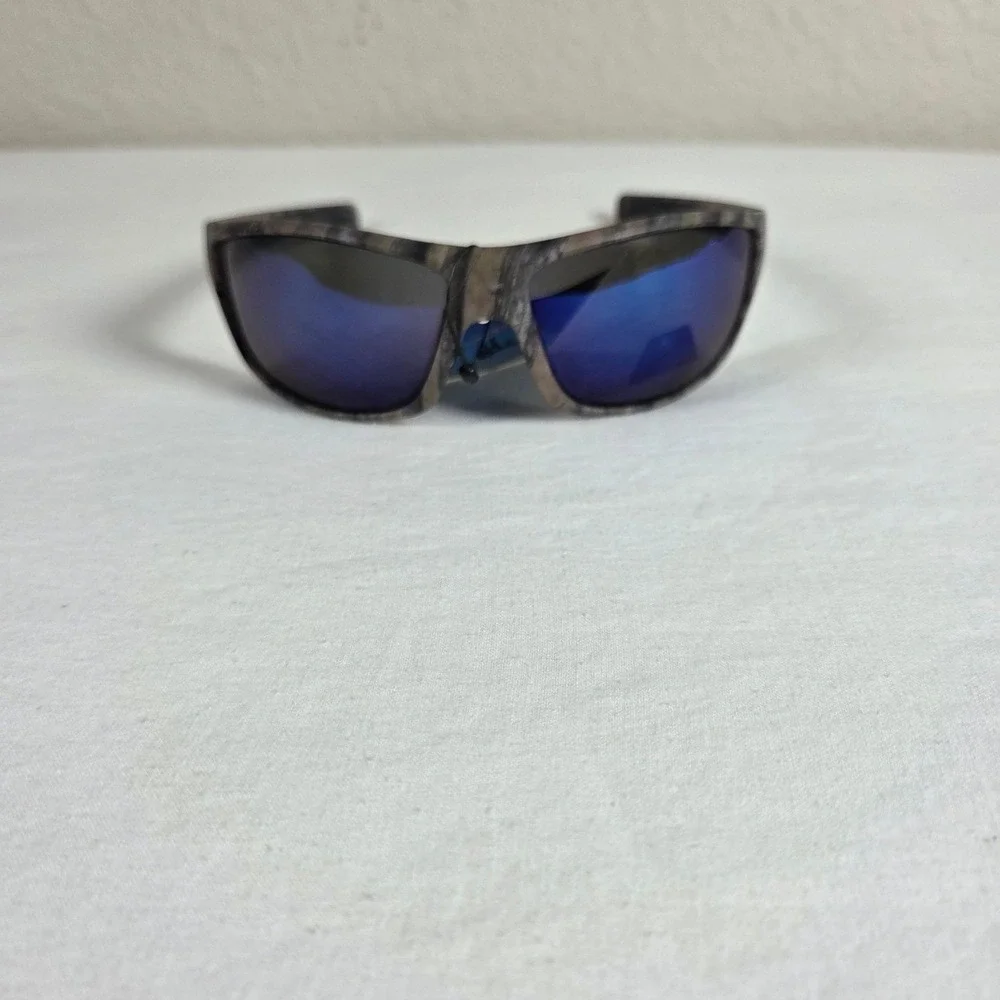 Fierce Polarized Sunglasses Longleaf Camo Blue Mirror Lens Hunting Fishing NEW